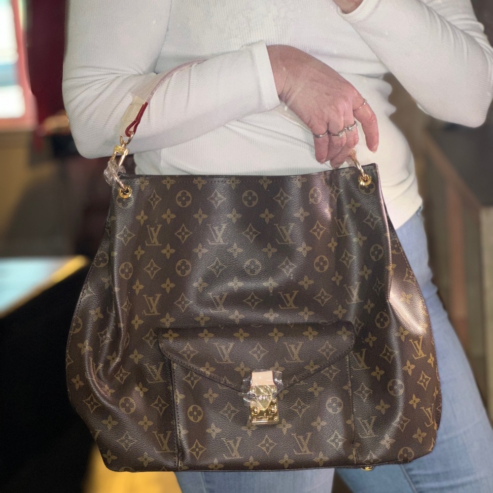 Elegant Brown Designer Hobo Bag